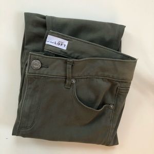 Loft Sateen Jegging (NWOT)